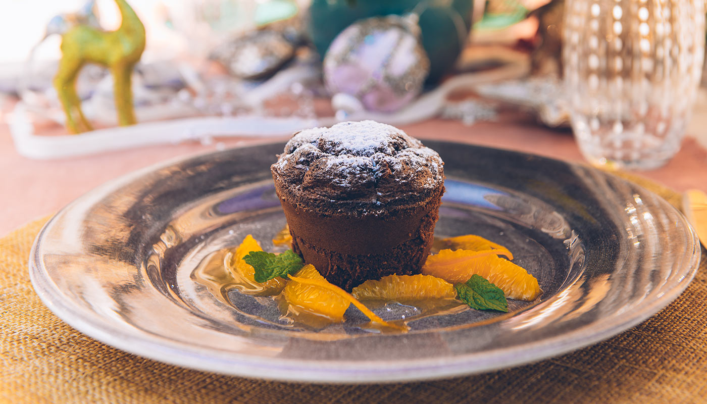 Turron-Soufflé mit marinierten Orangen aus Sóller - Das Leben auf Mallorca