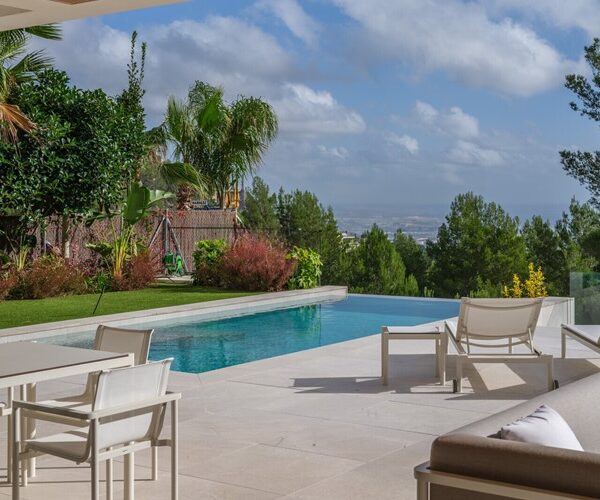 Contemporary luxury villa with pool and forest views in son vida – villa for sale in son vida