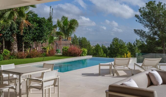 Contemporary luxury villa with pool and forest views in son vida – villa for sale in son vida
