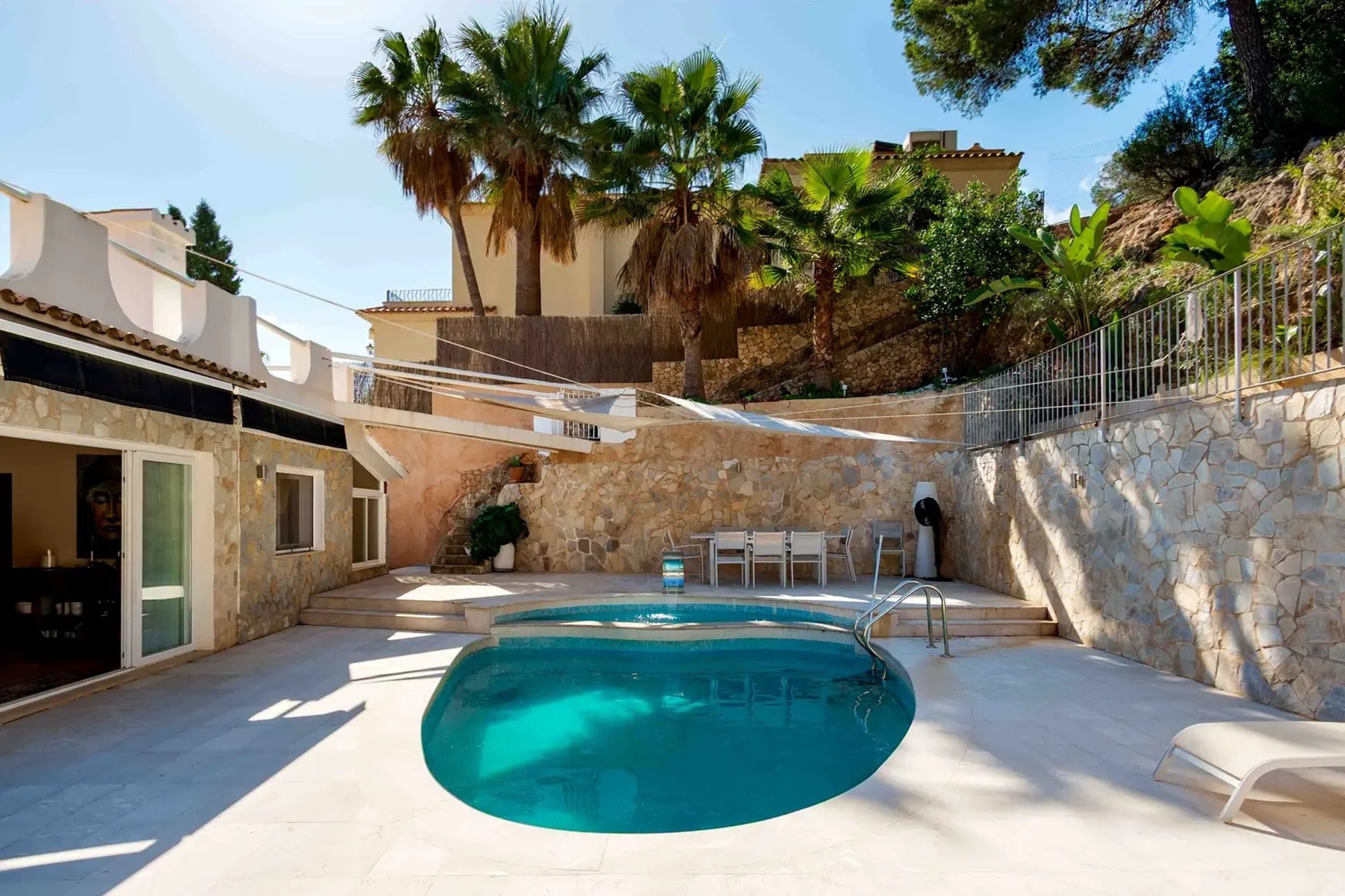 Sea-view luxury villa for sale in costa d’en blanes with pool, lift and wellness spaces