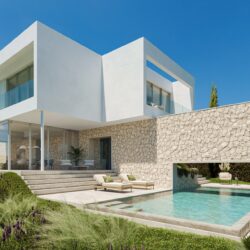 Contemporary four-bedroom villa with private pool in cala vinyes