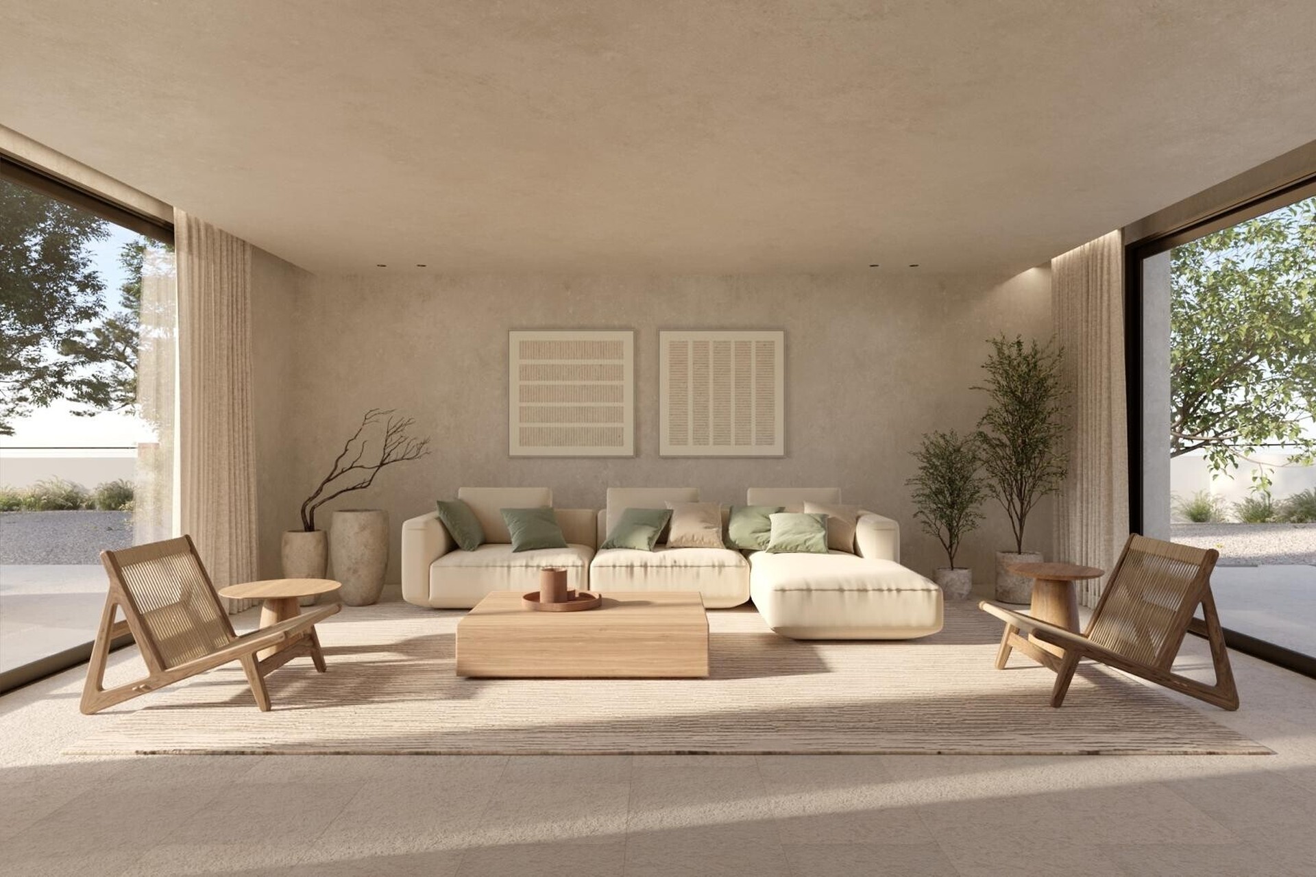 Contemporary five-bedroom villa with panoramic bay views in son gual