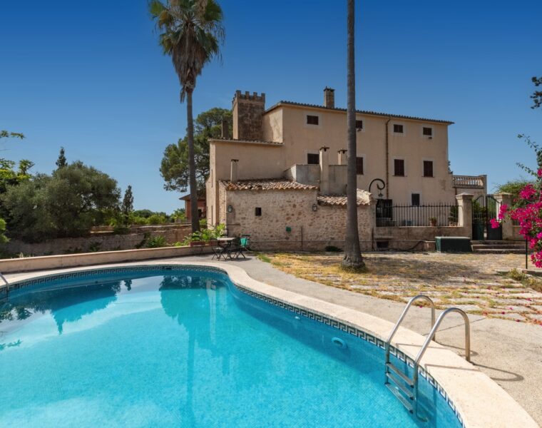 Grand historic country house with private tennis court and vast grounds for sale in esporles