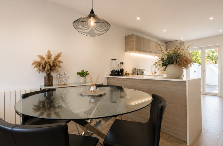 Elegant south-facing renovated townhouse near the marina in portals nous