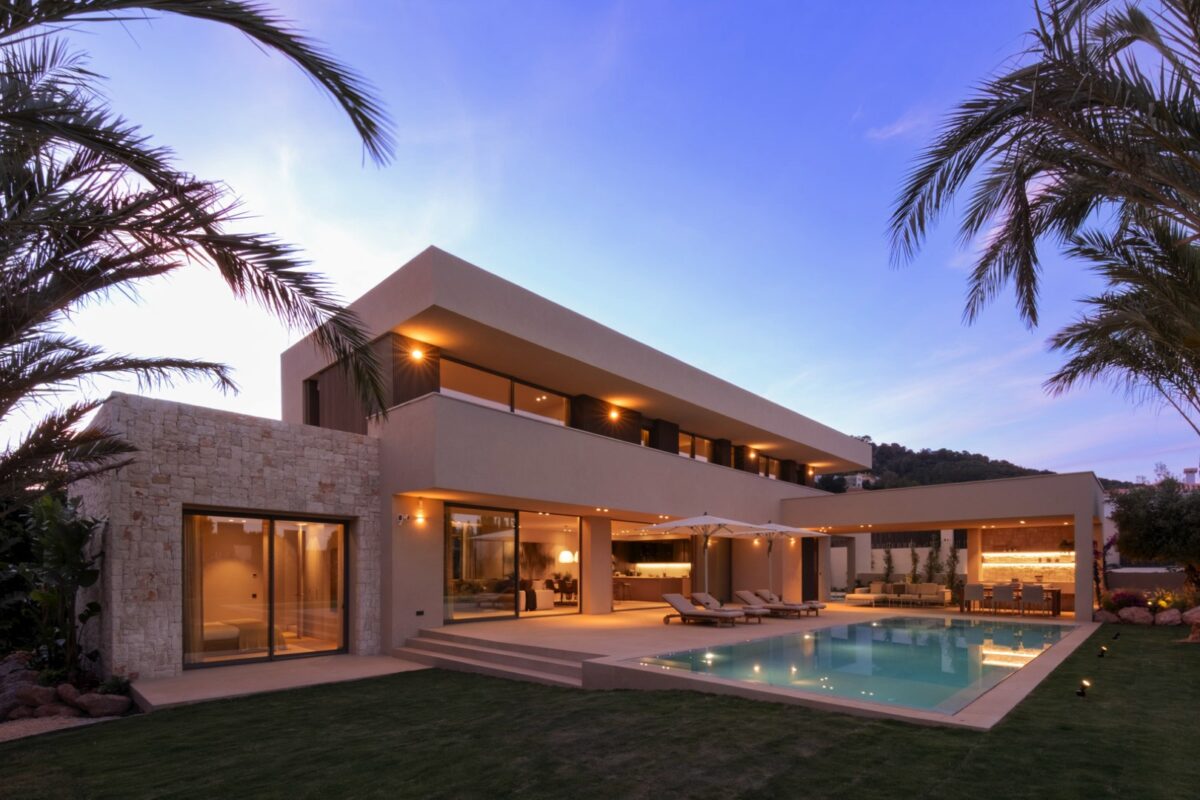 Zeitgenössische Designervilla zum Verkauf in Palmanyola, Bunyola