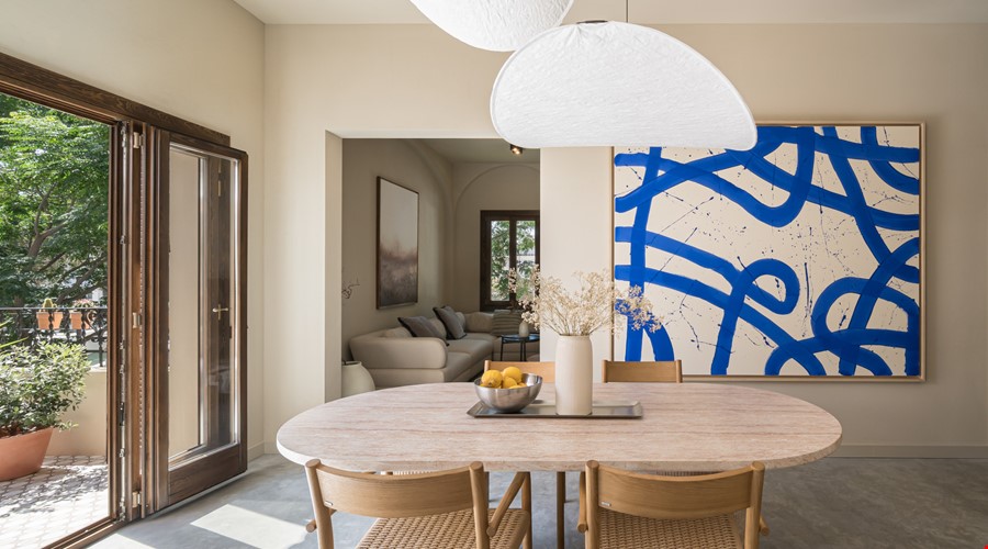 Design-Apartment mit drei Schlafzimmern und historischem Charme in Palma